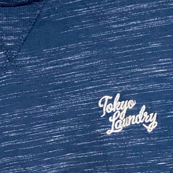 High End Tokyo Laundry Blue Men’s M Retro T-Shirt MINTY - Picture 2 of 5